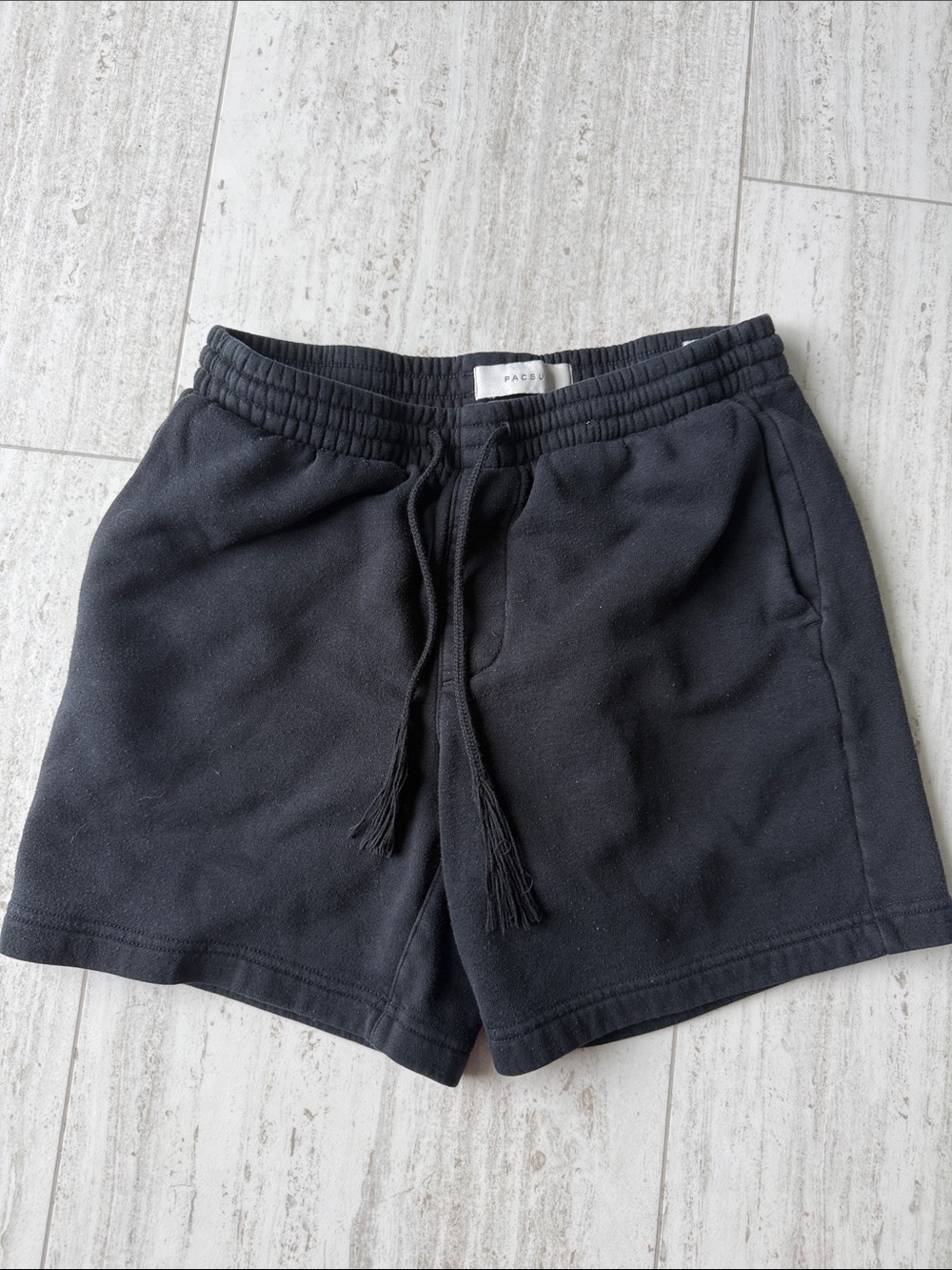 PacSun Black Elastic Waist Athletic Shorts